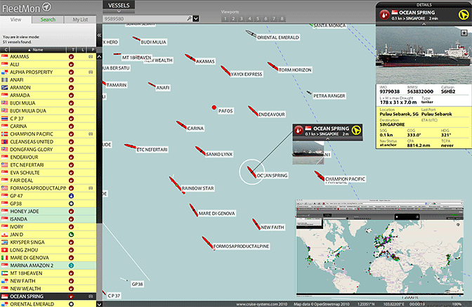 FleetMon vessel tracking